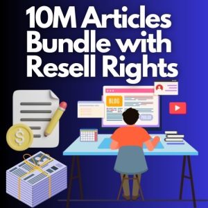 10 million articles bundle with resell rights